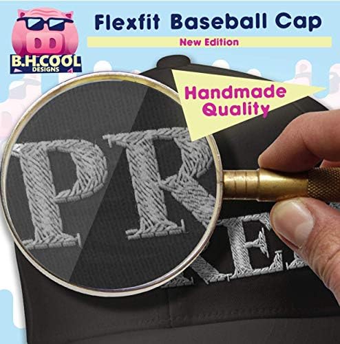 kindig - Flexfit 6277 כובע בייסבול | כובע אבא רקום לגברים ונשים | כובע מודרני עם להקת Flexfit